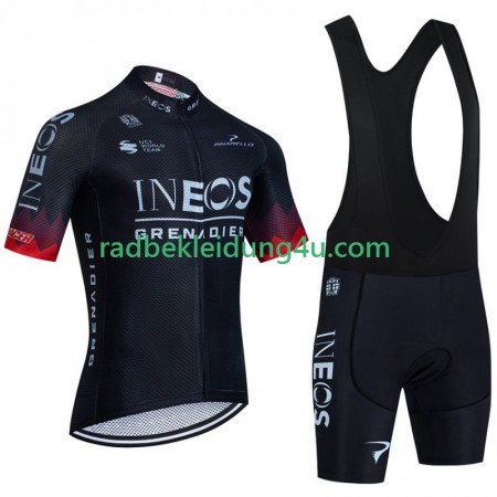 Set Kurzarmtrikot + Trägerhose Ineos Grenadier 2023 Noir